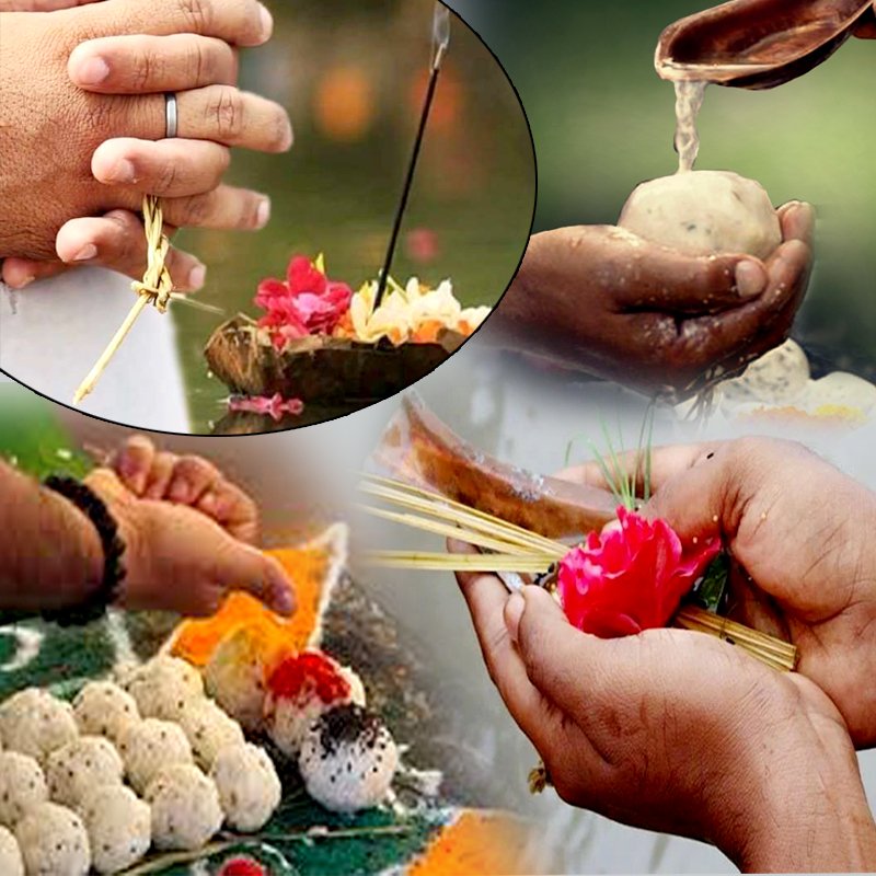 Shradh Puja (Pind Daan and Tarpan)