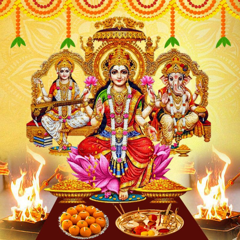 Laxmi Ganesh Saraswati Puja