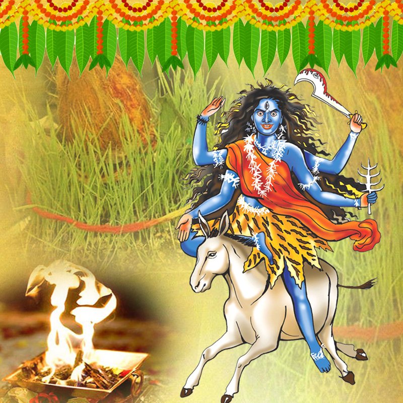 Kaalratri Devi Puja and Yajna