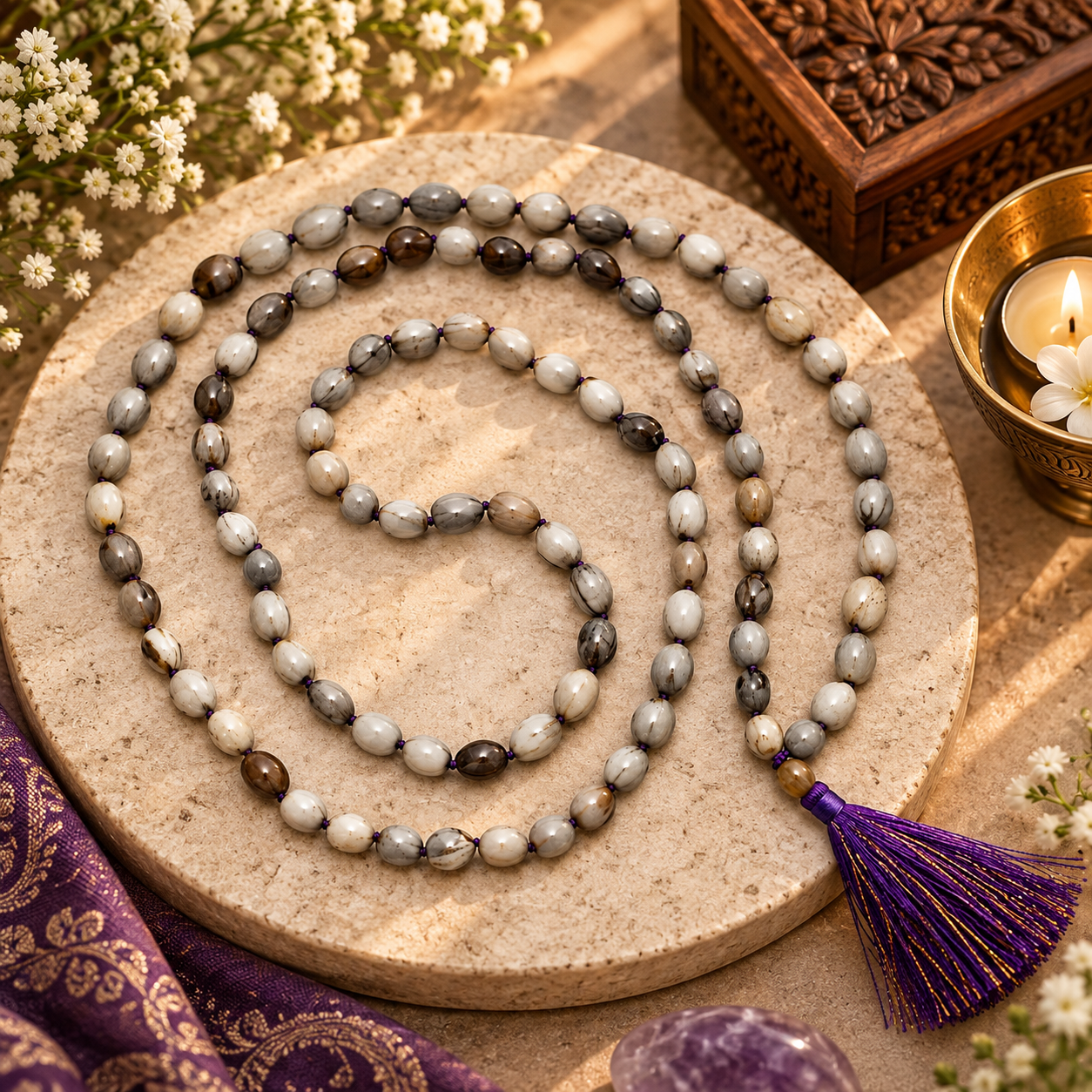 Vaijanti Mala - 108 + 1 Beads