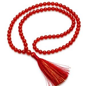 Carnelian Mala - 108 + 1 Beads