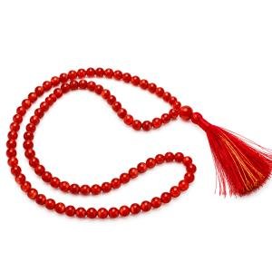Carnelian Mala - 108 + 1 Beads