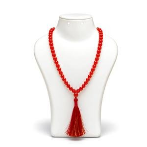 Carnelian Mala - 108 + 1 Beads