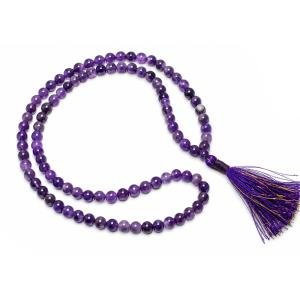 Amethyst Mala - 108 + 1 Beads