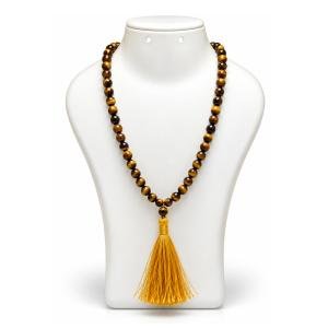 Tiger's Eye Mala - 108 + 1 Beads