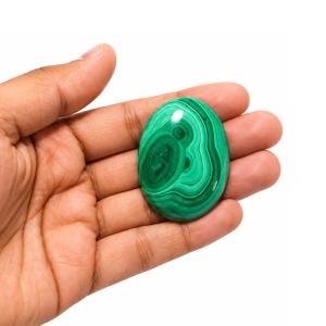 Natural Malachite Gemstone Cabochon