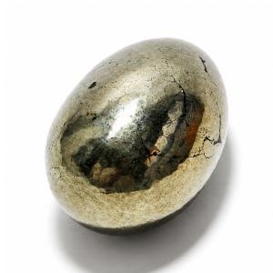 Natural Pyrite Egg - 120 Grams