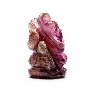 Fluorite Ganesha Idol - 150 Grams