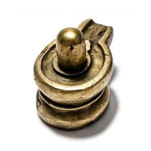 Natural Pyrite Shivling - 111 Grams
