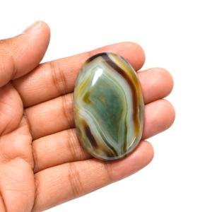 Natural Chalcedony Cabochon - 113 Grams