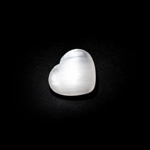 Selenite Gemstone Heart - 110 Grams