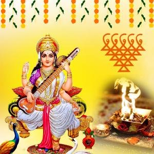 Goddess Saraswati Puja, Mantra Jaap and Yajna
